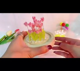 Tulip LED Light DIY Kit, Handmade Night Light Craft, Flower Lamp DIY Set, Romantic Home Decor Gift for Her - Etsy
