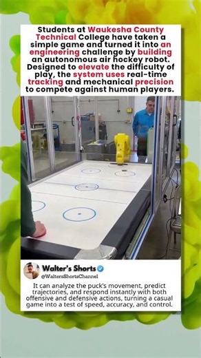 Students Built an Air Hockey Robot 🤖🏒 | Insane Engineering Project