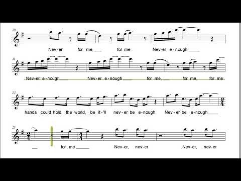"Never Enough" Orchestral Accompaniment from the Greatest Showman