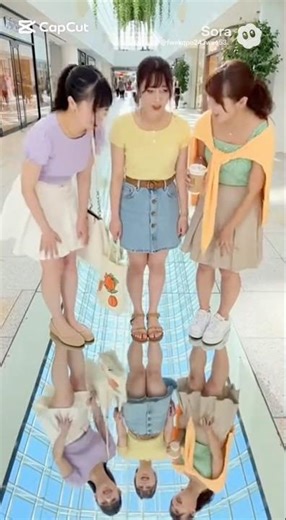 素晴らしいデザイン✨ 鏡の床のおしゃれなショッピングモール #ol #ショッピングモール #ca #cabincrew #flightattendant #キャビンアテンダント #客室乗務員