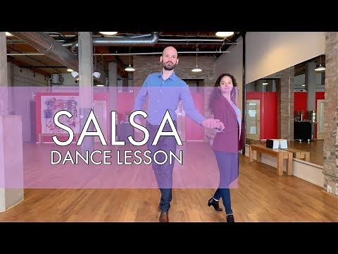 Beginner Salsa Dance Lesson (Basic, Cross-body Lead, Cross-over Breaks)