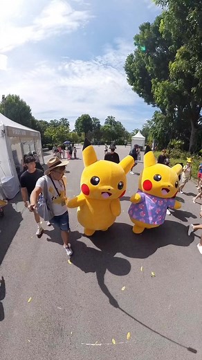 8.7K views · 39 reactions | Meet Pikachu mascots at the  Pokémon Go Safari Zone in Singapore 華. #reels #reelvideo #PokemonGoSafariZone #pokemonGo #mascot #pikachu #pokedex #cosplay #cute #singapore #pokemon | SUPERADRIANME.com | Facebook