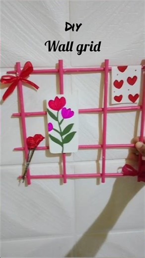 Decor idea kandalo😍💗 #art #craft #paperwallcraft ‪@shehnashana‬