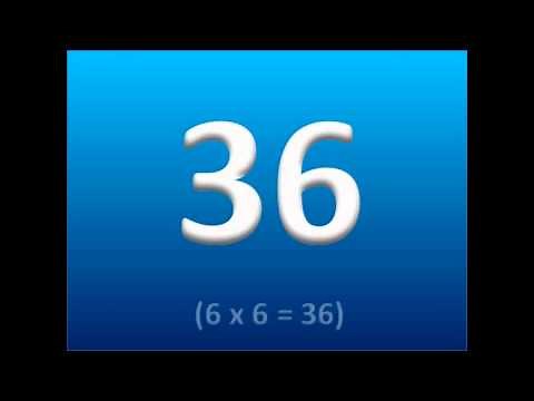 Times Tables - 6s (Skip Counting by 6)