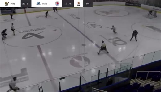 🎥 Ryan Fraley sniped it for Sutton past Sheffield's Hayden Oates to tie Saturday's rivalry game up at one-one! (And the commentators get a little saucy too... 🤨) | NIHL North Updates