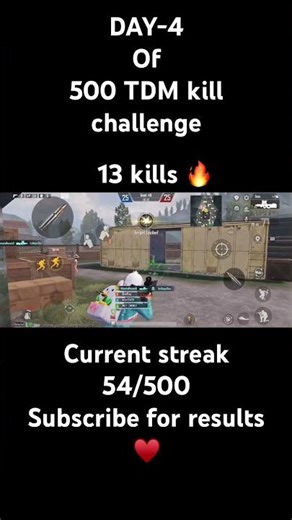 Day 3 ft. 30 days 500 TDM kill challenge #challenge#bgmi#shorts