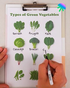 5.3K views | Types of Green Vegetables 塞 | Brain Food | Facebook