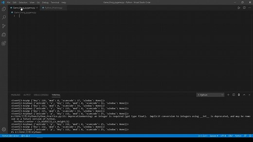 Pygame 新手入门游戏 Pong P1：创建窗口