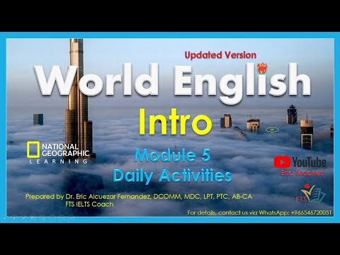 📗 Module 5 | Daily Activities | World English Intro