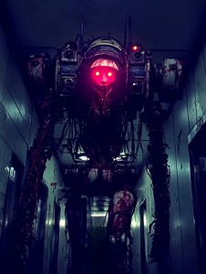 101K views · 2.1K reactions | You can run but you can't hide #cybernetics #horror #dystopian #mechanical #creepy #cyberpunk #SystemShock #nightmare #nightmarefuel | Scary Salad | Facebook