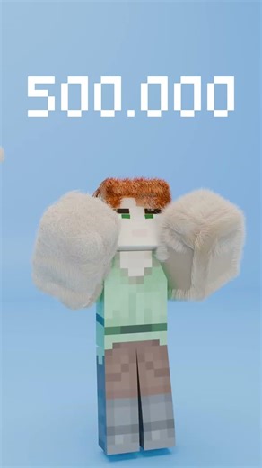 Minecraft Alex Backflip Hair Simulation |Part 2