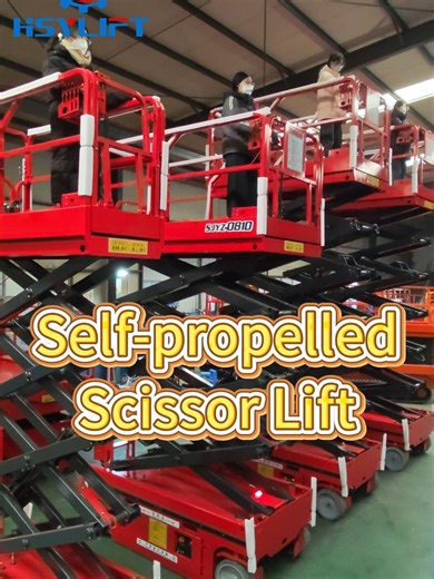 Different heights. Same smooth lift. 🔥 Fully self-propelled platforms moving up together. #scissorlift #aeriallift #heavyequipment #constructionequipment #machinery #industrial#equipment