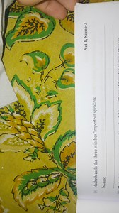 Macbeth calls the three witches 'imperfect speakers' because...... | Filo