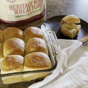 1.3K views · 17 reactions | Quick, easy and delicious heritage whole wheat dinner roll recipe! These rolls are soft, light, and packed full of flavor and nutrients. The perfect addition to your super table! Recipe here: https://sunriseflourmill.com/heritage-whole-wheat-dinner-rolls/ Recipe Author: Lynn Fitch | Sunrise Flour Mill | Facebook