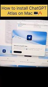 How to install ChatGPT Atlas | #chatgpt Atlas web browser #chatgptatlas #openai #shorts #shortsfeed