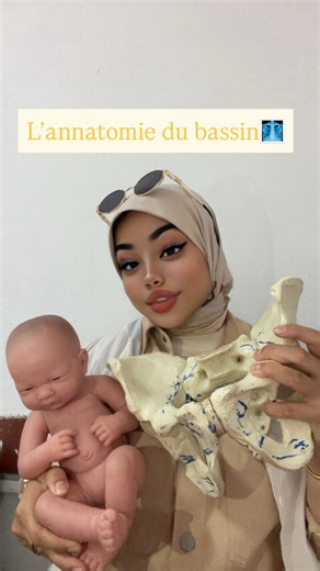 Midwife_Likaa🧑‍🍼👩🏻‍⚕️🩺 on Instagram‎: "‏e bassin est divisé en deux grandes parties : ‏✅ 1️⃣ Le grand bassin (Pelvis majeur) ‏ • Partie supérieure du bassin. ‏ • Situé au-dessus du détroit supérieur. ‏ • Rôle : soutenir les viscères abdominaux. ‏ • Ne participe pas directement à l’accouchement. ‏✅ 2️⃣ Le petit bassin (Pelvis mineur) ‏ • Partie inférieure du bassin. ‏ • Situé en-dessous du détroit supérieur. ‏ • Rôle : contient les organes pelviens (vessie, utérus, rectum) و ‏forme le canal