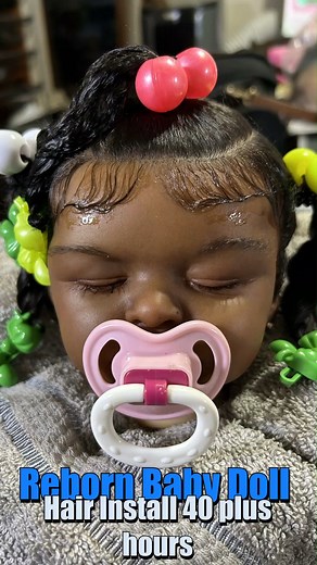 1.3M views · 9.5K reactions | It took me over 40 hours to install the hair on reborn baby girl Yousef. Then end results be so worth the work put into this art. #rebornbabydolls #rebornbaby #rebornartist #rebornbabygirl | Baby And Kids Unlimited Reborn Nursery | Facebook