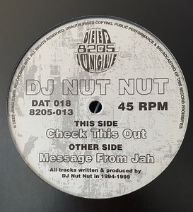 DJ Nut Nut - Message From Jah / Check This Out