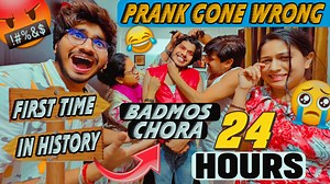 457K views · 10K reactions | BADMOS CHORA FOR 24 HOURS! PRANKS ON MY ANGRY FAMILY 郎 || GONE WRONG ❌️ | Skater Himanshu | Skater Rahul | Facebook