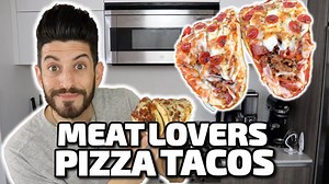 59K views · 901 reactions | Italian sausage, bacon and mini pepperonis. This is a Meat Lovers Pizza Taco. Recipe link below. ----------------------------------- https://recipechampions.com/recipe/meat-lovers-pizza-tacos/ | Josh Elkin | Facebook