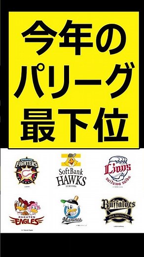This year's last place in the Pacific League [Pro Baseball, Nanj, Reactions] [Baseball, 5ch, 2ch ...