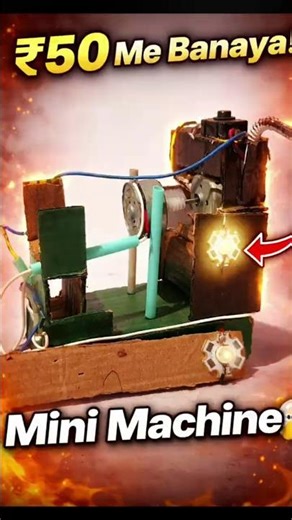 ₹50 Me Mini Generator Banaya ⚡ Free Electricity Trick