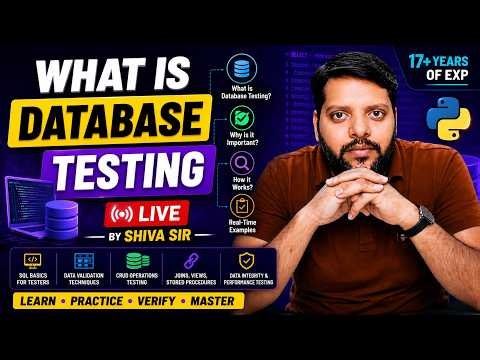 Database Testing for Software Testers | Everything You Need to Know | #databsetesting #sql