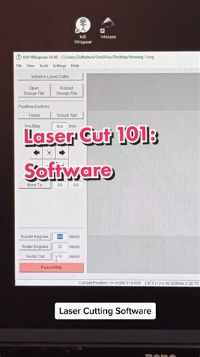 Belajar Lah Dengan TikTok: Tutorial Penggunaan Perisian Untuk Mesin Laser!