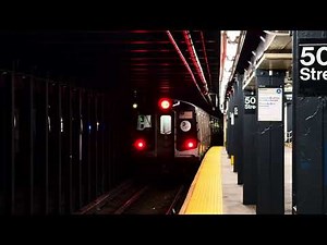 MTA New York City Subway Euclid Av Bound Bombardier R179 (C) Local Train @ 50 St