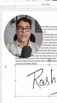 MS Word Insert Signature with auto text (Quick Part) | MS word tips and tricks