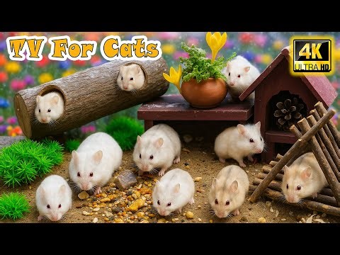 🔴 Interactive Cat TV: Special Mouse Videos for Curious Cats 🐭Keep Your Cat Active & Happy Home Alone