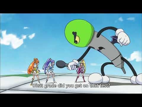 DokiDoki! PreCure - Cure Heart, Diamond and Rosetta Gets Interviewed