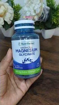 Nutrifactor Magnesium Glycinate Review Best Magnesium for Better Sleep😴 #fiaalikhan14#magnesium