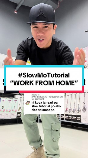 Slow Motion Tutorial with a Twist for Work From Home Dance