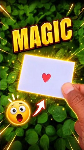 Paper magic card | magical toy | paper craft #origami #papercraft #shorts