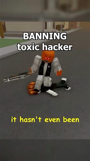 Toxic aimbotter got BANNED 😭 #roblox #dahood