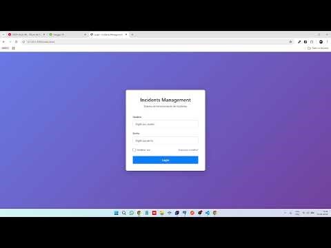 #1 - Sistema de Gestão de Incidentes (Acesso do Gestor)