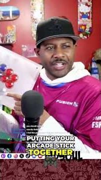 DIY Arcade Stick: The Note Taker Custom Build #shorts