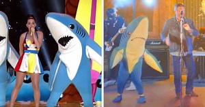 Blake Shelton's New Underwater Music Video Features Katy Perry's Sharks And It's Just Really Bizarre