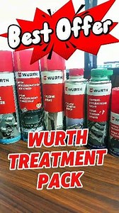 Wurth premium treatment pack 🚐🚀 | වාහනේට සුපිරි සැපක් | DWS Auto Care