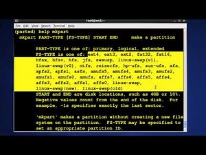 Intro to Linux Week 9: Disk Management Part 4 (parted)