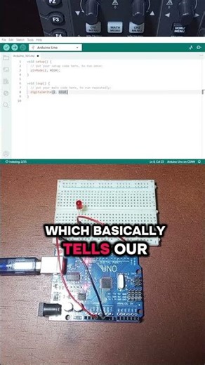 How to turn on your LED using Arduino uno