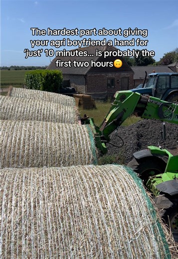 Agri Boyfriend's Telehandler Help: 10 Minutes or 2 Hours?