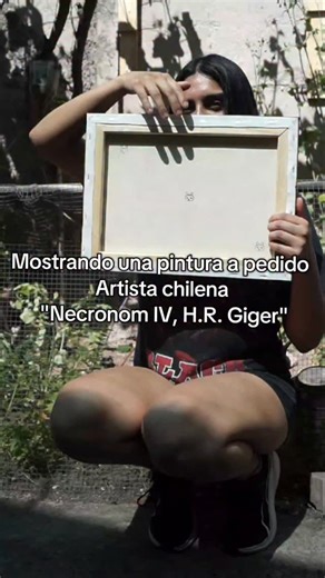 Krishna on Instagram: ""Necronom IV" H.R. Giger Óleo 30x40 cm Consultas al dm Realizo pinturas a pedido💞 . . . . . . #arte #alien #xenomorph #xenomorfo #hrgiger #hrgigerart #giger #eloctavopasajero #chile #artechileno #compraarte #arteenventa #hansgiger"