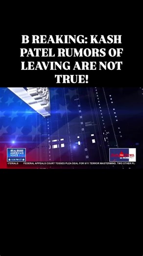 BREAKING KASH PATEL RUMORS OF LEAVING ARE NOT TRUE@jsreports #OJKK