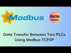 Data Transfer Between Two PLCs Using Modbus TCP/IP and Practical Connection Setup