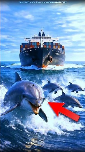 Why Dolphins LOVE Ship Waves 🤔