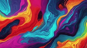 Dynamic Liquid Vibrant Colors Particles Abstract Stock Footage Video (100% Royalty-free) 3619569873 | Shutterstock