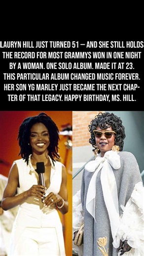 Lauryn Hill Just Turned 51 — One Album. 10 Grammys. The Greatest Record Ever Made. 🎂👑🎤
