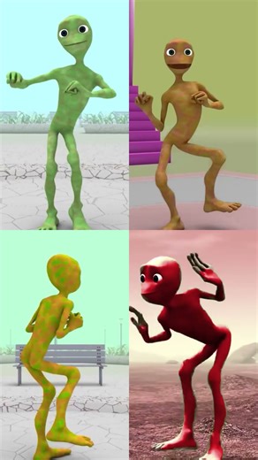 Dame Tu Cosita Alien Dance | All Variation Dame Tu Cosita Music Video